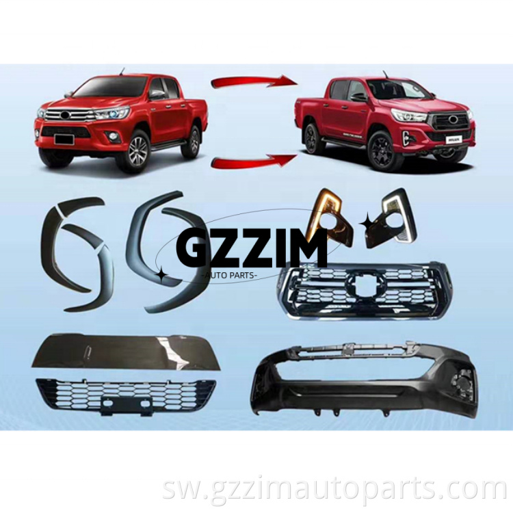 front bodykit grille fender flaers conversion kit for rocco